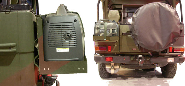 Rugged Tactical Vehicle Mounted Generators